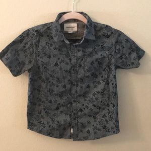 Boys Paper Denim and Cloth Button Down